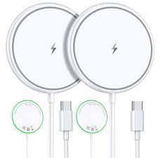 MagSafe Charger Super Fast 2 Pack 15W Magnetic Wireless Charger Fast Charging Pad Compatible with iPhone
